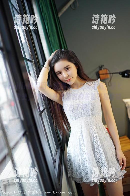 Feilin嗲囡囡-陈媚儿 Feilin嗲囡囡 - 陈媚儿的女孩精选,腿长、发美,当然,还有那微微若隐若现的味道,太会留白了吧。