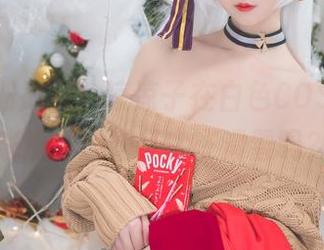 新的图册揭晓！凉凉子在白色COS里，大家没发现她其实在滑雪吗？